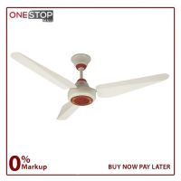 Indus Sparkle Model AC DC Ceiling Fan 56 Inch Pure Copper Wire Motor High Quality On Installments By OnestopMall