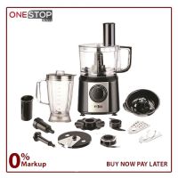 Super Asia FP-9092 Food Processor Powerful Motor Base Multi function On Installments By OnestopMall