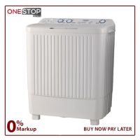 Haier HWM-100 AS Semi-Automatic Twin Tub Washing Machine 10KG Pure Copper On Installments By OnestopMall