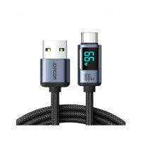 Joyroom 66W LED Display Type-C Cable Black (S-AC066A16) - Non Installments - ISPK-0146