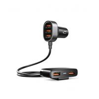 Joyroom 5 port USB Car Charger Black (JR-CL03) - Non Installments - ISPK-0146