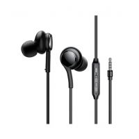 Joyroom Half In-Ear Wired Earbuds (JR-EW02)-Black - Non Installments - ISPK-0146