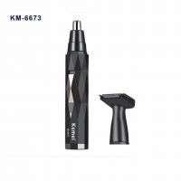  Kemei KM-6673 2 in 1 men's facial shaver nose trimmer