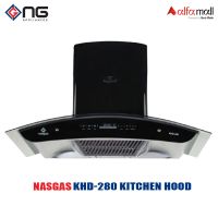 Nasgas KHD-280 Kitchen Hood 35inch Touch Panel Front top 5mm Tempered Glass On Installments