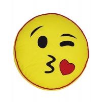 Relaxsit Heart Kissing Emoji Ottoman Pillow