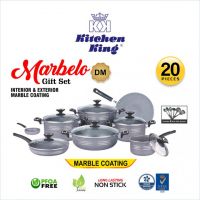 Kitchen King Non stick Set Marbelo Gift MD Set – 20 Pieces