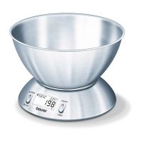 Beurer Extra Large Capacity Kitchen Scale With Timer Function And Large Stainless Steel Bowl 1.5L (KS 54) On Installment ST With Free Delivery  