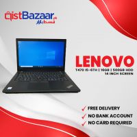Lenovo T470 i5-6th | 16GB | 500GB HDD | 14 Screen | Financing By Qist Bazaar
