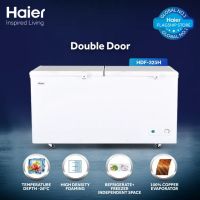 Haier HDF-325H Twin Door Chest Freezer 11.5 Cubic Feet With Official Warranty On 12 Months Installments At 0% Markup