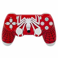 PS4 Wireless Controller for PlayStation 4 DUALSHOCK 4 Bluetooth Wireless With Spiderman (2) Skin On It On Installment ST With Free Delivery