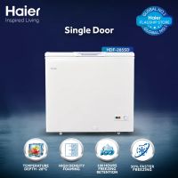 Haier HDF-285 Single Door Chest Freezer 10.7 Cubic Feet With Official Warranty Upto 12 Months Installment At 0% markup