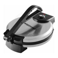 Westpoint WF-6514T Deluxe Roti Maker With Official Warranty On 12 Months Installments At 0% Markup