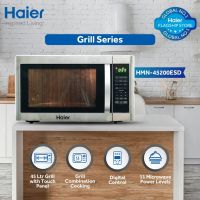 Haier HMN-45200ESD Microwave Oven 45 Liter With Official Warranty On 12 Months Installments At 0% Markup
