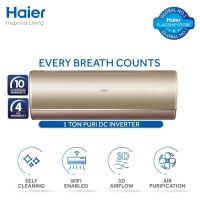 Haier HSU-12HJ-012WUSDC Puri Inverter AC 1 Ton With Official Warranty On 12 Months Installments At 0% Markup