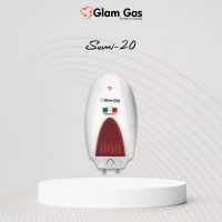 Glam Gas Semi-20 Semi-Instant Water Heater With Official Warranty Upto 12 Months Installment At 0% markup