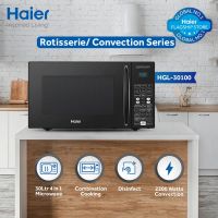 Haier HGL-30100 Solo Microwave Oven 30L With Official Warranty On 12 Months Installments At 0% Markup