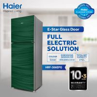 Haier HRF-306 EPR/EPB/EPC/EPG E-Star Refrigerator 11 Cubic Feet With Official Warranty Upto 12 Months Installment At 0% markup