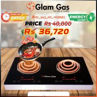 Glam Gas Hot Glow-920 Infrared Ceramic Cooker With Official Warranty Upto 12 Months Installment At 0% markup
