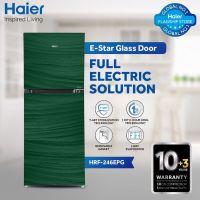 Haier HRF-246 EPB-EPC-EPG E-Star Refrigerator 9 Cubic Feet With Official Warranty On 12 Months Installments At 0% Markup