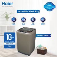 Haier HWM 90-1708S5 9Kg Top Load Fully Automatic Washing Machine With Official Warranty On 12 Months Installments At 0% Markup