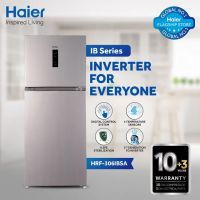 Haier HRF-306IBSA Metal Door 11 Cubic Feet Inverter Refrigerator With Official Warranty On 12 Months Installments At 0% Markup
