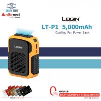 Login LT-P1 Cooling Fan 5000mAh Power Bank - Installment - SharkTech