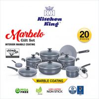 Kitchen King Non stick Set Marbelo Gift Set – 20 Pieces