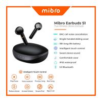 Mibro S1 Earphone TWS Bluetooth 5.0 IPX5 Waterproof 600mAh Battery HiFi Stereo Noise Reduction Touch Control Wireless Earbuds - ON INSTALLMENT