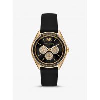 Michael Kors Women’s Quartz Silicone Strap Black Dial 40mm Watch MK6944 On 12 Months Installments At 0% Markup