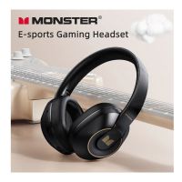 Monster XKH01 Wireless Bluetooth 5.3 Headphones 25H Hifi Music Earphones Noise Reduction Hd Low Latency Gaming Sports With Mic - ON INSTALLMENT