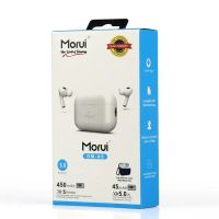 Morui A6 Airpods Pro Second Generation With Free Silicon Case & Metal ClipWireless Earbuds