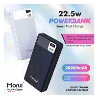 Morui MP-20 Portable Power Bank 20000mAh With 22.5WSuper Fast Charging  - Premier Banking