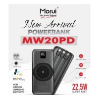 Morui MW-20 Wireless & Wire Dual Mode Power Bank 20000mAh With 22.5W Super Fast Charging - Premier Banking