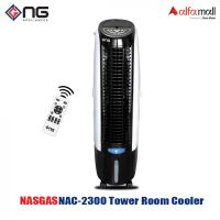 Nasgas NAC-2300 AC 220v Room Cooler Tower Tank Capacity 45L Remote Control On Installments