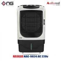 Nasgas NAC-9824 Room Cooler 220v Unique Stylish Design ( Colour Gray ) Cooling With Ice Box Non Installments
