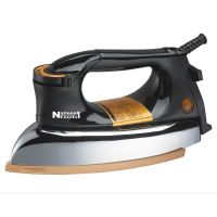 National Gold New Dry Golden Plate Iron Heavy Weight 1000-1200W Black Handle (NG-M92B) On Installment (Upto 12 Months) By HomeCart With Free Delivery & Free Surprise Gift & Best Prices in Pakistan