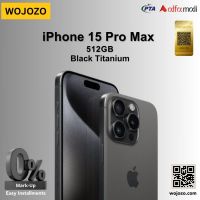 Apple iPhone 15 Pro Max 512GB Black Titanium Mercantile Warranty on Installments by WOJOZO