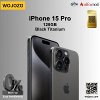 Apple iPhone 15 Pro 128GB Black Titanium Mercantile Warranty on Installments by WOJOZO