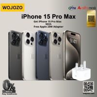 Apple iPhone 15 Pro Max 256GB PTA Approved with Official Warranty and Free 20W Original Mercantile Adapter on Installments