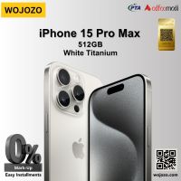 Apple iPhone 15 Pro Max 512GB White Titanium Mercantile Warranty on Installments by WOJOZO