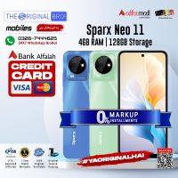 Sparx Neo 11 | 4GB RAM | 128GB Storage | Installment | PTA Approved | 1 Year Warranty | The Original Bro Mobiles