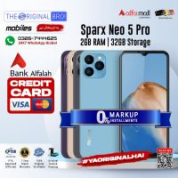 Sparx Neo 5 Pro | 2GB RAM | 32GB Storage | Installment | PTA Approved | 1 Year Warranty | The Original Bro Mobiles