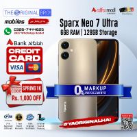 Sparx Neo 7 Ultra | 6GB RAM | 128GB Storage | Installment | PTA Approved | 1 Year Warranty | The Original Bro Mobiles