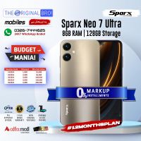 Sparx Neo 7 Ultra 8GB RAM 128GB Storage | PTA Approved | 1 Year Warranty | Installment - The Original Bro