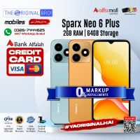 Sparx Neo 6 Plus | 2GB RAM | 64GB Storage | Installment | PTA Approved | 1 Year Warranty | The Original Bro Mobiles