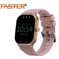 Faster NERV Watch 2 Smart Watch 2.01 Inch HD Display Metal Body Finish IP68 Waterproof - (PINK) - ON INSTALLMENT