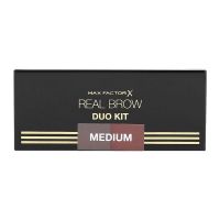 Max Factor, Real Brow Duo Kit, 002 Medium | On Installments by NAHEED Super Store