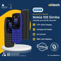 Nokia 105 Simba | 1 Year Warranty | PTA Approved | Monthly Installments By ALLTECH Upto 12 Months