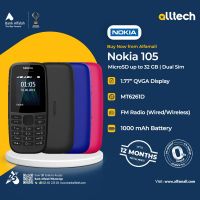 Nokia 105 2022 | 1 Year Warranty | PTA Approved | Monthly Installments By ALLTECH upto 12 Months