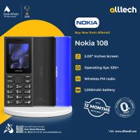 NOKIA 108 | 1 Year Warranty | PTA Approved | Monthly Installments By ALLTECH upto 12 Months